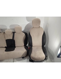 Recambio de juego asientos completo para lancia ypsilon (402) 0.9 twin air referencia OEM IAM  NEGRO Y BEIGE  2