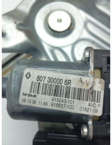 Recambio de elevalunas delantero derecho para renault megane iii coupe dynamique referencia OEM IAM 807300006R  