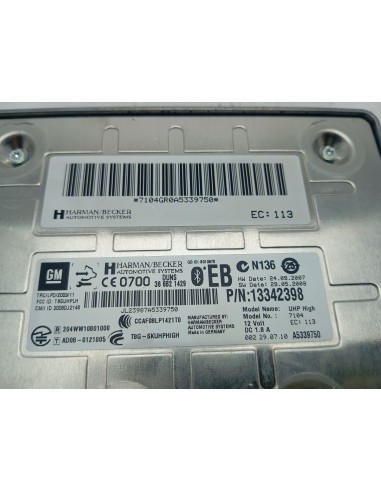 Recambio de modulo electronico para opel insignia berlina cosmo referencia OEM IAM 13342398  