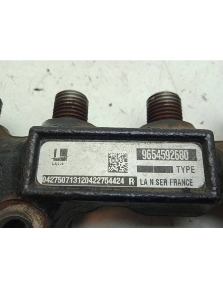 Recambio de rampa inyectora para ford fiesta (cbk) 1.4 tdci cat referencia OEM IAM 9654592680  