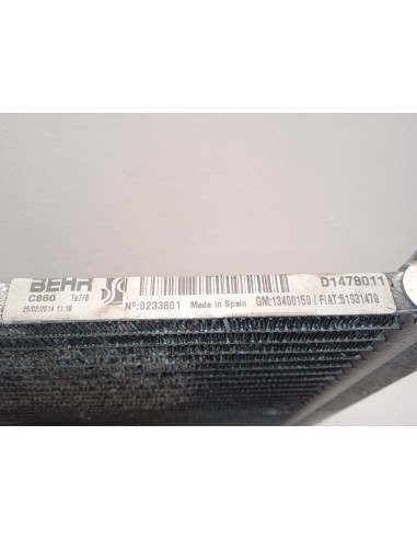 Recambio de condensador a/a para citroën nemo furgón referencia OEM IAM 51931470  