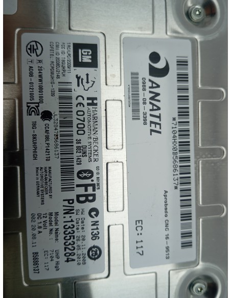 Recambio de modulo electronico para opel astra j sports tourer cosmo referencia OEM IAM 13353284  