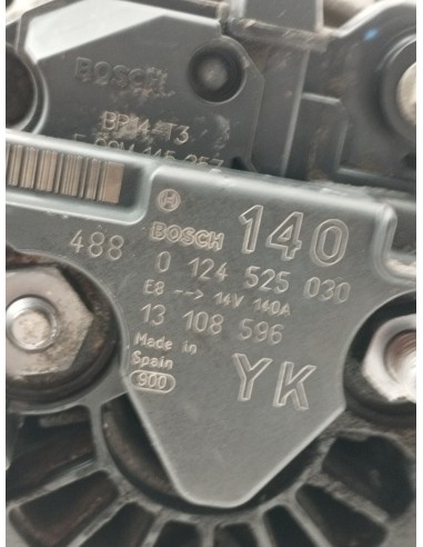 Recambio de alternador para opel zafira a blue line referencia OEM IAM 0124525030  