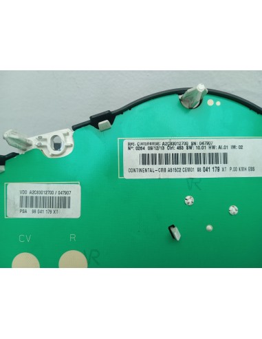 Recambio de cuadro instrumentos para citroën c3 1.0 vti referencia OEM IAM 98041179XT  