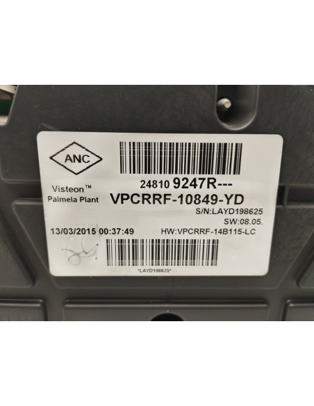 Recambio de cuadro instrumentos para renault clio iv expression referencia OEM IAM 248109247R  