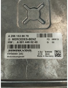 Recambio de centralita motor uce para mercedes-benz clase a (w169) a 170 (169.032) referencia OEM IAM A2661536679   2