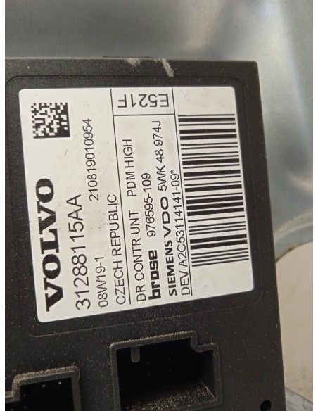Recambio de elevalunas delantero derecho para volvo c30 1.6 diesel cat referencia OEM IAM   