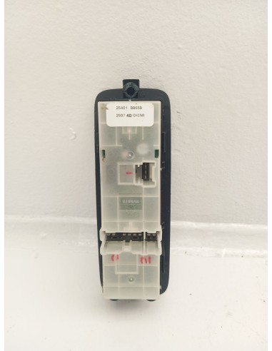 Recambio de mando elevalunas delantero izquierdo para nissan qashqai i (j10, nj10) 2.0 dci referencia OEM IAM 25401BB65B  
