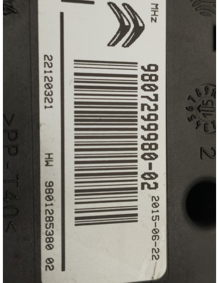 Recambio de modulo electronico para citroën c4 lim. feel edition referencia OEM IAM 9807299980  