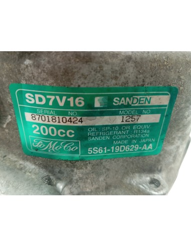 Recambio de compresor aire acondicionado para ford fiesta (cbk) ambiente referencia OEM IAM SD7V161257  