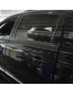 Recambio de puerta trasera izquierda para ssangyong rodius xdi premium referencia OEM IAM  COLOR NEGRO 
