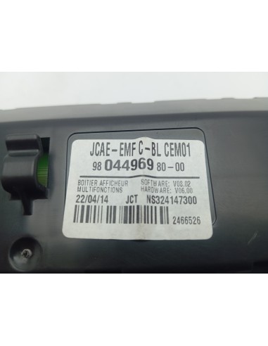 Recambio de pantalla multifuncion para citroën ds4 design referencia OEM IAM 9804496980  