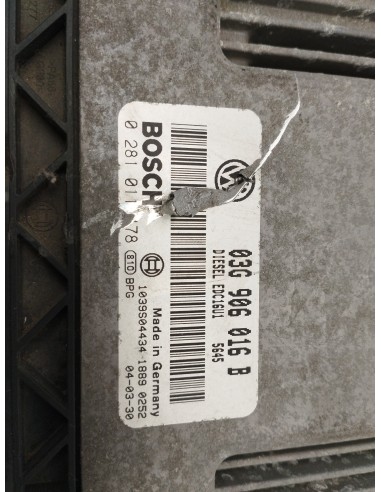 Recambio de centralita motor uce para volkswagen golf v berlina (1k1) sportline referencia OEM IAM 03G906016B  