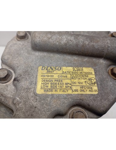 Recambio de compresor aire acondicionado para fiat panda (169) 1.2 8v dynamic referencia OEM IAM 46782669  