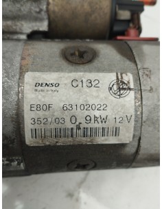 Recambio de motor arranque para fiat panda (169) 1.2 8v dynamic referencia OEM IAM 63102022   2