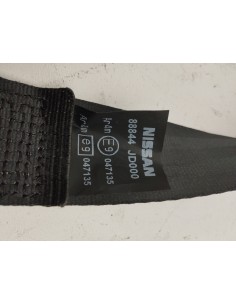 Recambio de cinturon seguridad trasero derecho para nissan qashqai (j10) 2.0 16v cat referencia OEM IAM 88844JD000   2