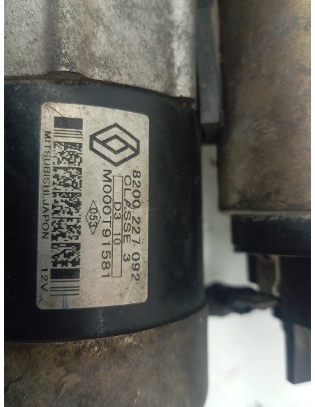 Recambio de motor arranque para renault kangoo (f/kc0) alize referencia OEM IAM 8200227092  