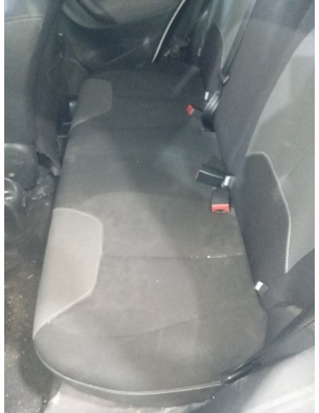 Recambio de asientos traseros para citroën c3 1.0 vti referencia OEM IAM TELA GRIS Y NEGRA  