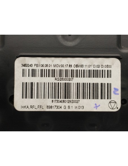 Recambio de mando climatizador para mini mini (r56) cooper d referencia OEM IAM 69817304  