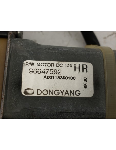 Recambio de elevalunas trasero derecho para chevrolet epica lt referencia OEM IAM 96647592  