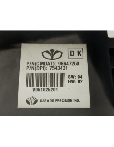 Recambio de pantalla multifuncion para chevrolet epica lt referencia OEM IAM 96647250  