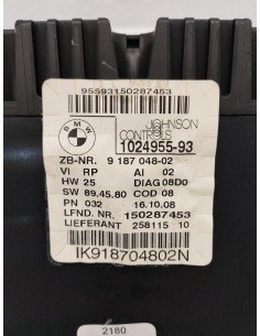 Recambio de cuadro instrumentos para bmw serie 1 berlina (e81/e87) 120d referencia OEM IAM 102495593   2