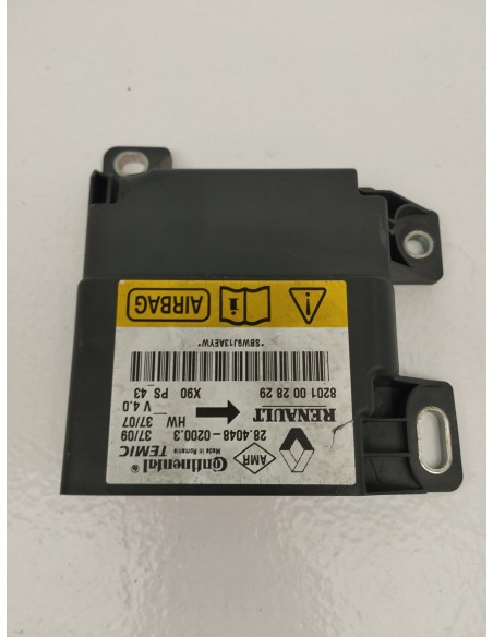 Recambio de centralita airbag para dacia sandero laureate referencia OEM IAM 8201002829  