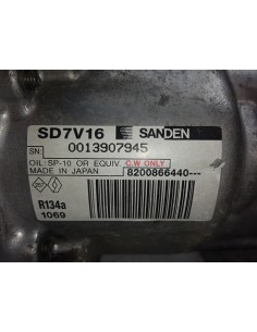 Recambio de compresor aire acondicionado para dacia sandero laureate referencia OEM IAM 8200866440   2