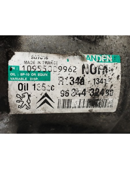 Recambio de compresor aire acondicionado para citroën c4 grand picasso premier referencia OEM IAM 9684432480  