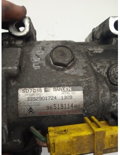 Recambio de compresor aire acondicionado para citroën c4 picasso sx referencia OEM IAM 9651911480   2