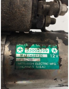 Recambio de motor arranque para jeep cherokee (xj) country referencia OEM IAM 33002709   2