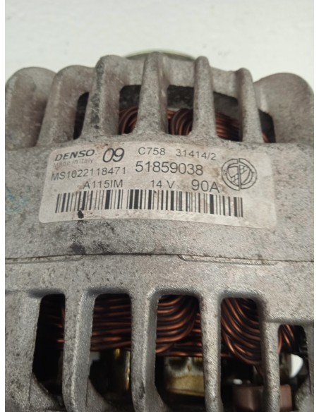 Recambio de alternador para fiat 500 referencia OEM IAM 51859038  