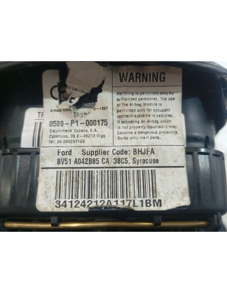 Recambio de kit airbag para ford fiesta (cb1) titanium referencia OEM IAM COMPLETO  