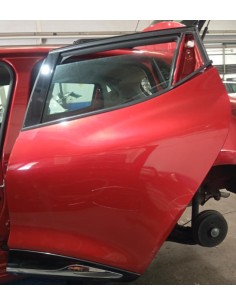 Recambio de puerta trasera izquierda para renault clio iv dynamique referencia OEM IAM 821016892R COLOR ROJO  2