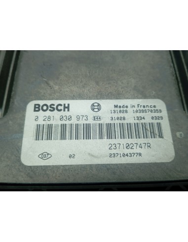 Recambio de centralita motor uce para renault clio iv dynamique referencia OEM IAM 237102747R  