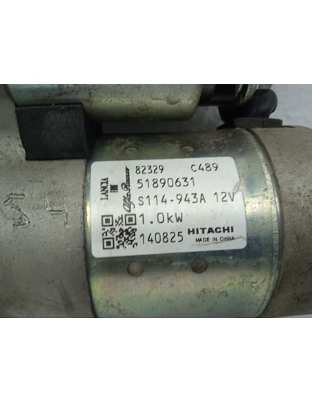 Recambio de motor arranque para fiat 500 referencia OEM IAM 51890631  