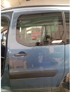 Recambio de puerta lateral corredera izquierda para citroën berlingo station wagon xtr plus referencia OEM IAM 9006L9 COLOR AZUL