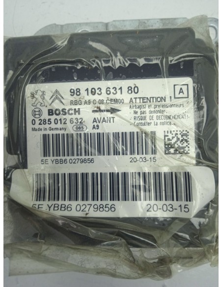 Recambio de kit airbag para peugeot 208 access referencia OEM IAM 9810363180  