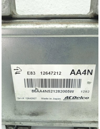 Recambio de centralita motor uce para opel astra j lim. selective referencia OEM IAM E8312647212  