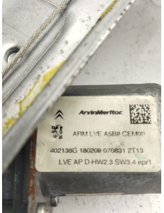 Recambio de elevalunas trasero derecho para citroën c3 picasso exclusive referencia OEM IAM 9224H0   2
