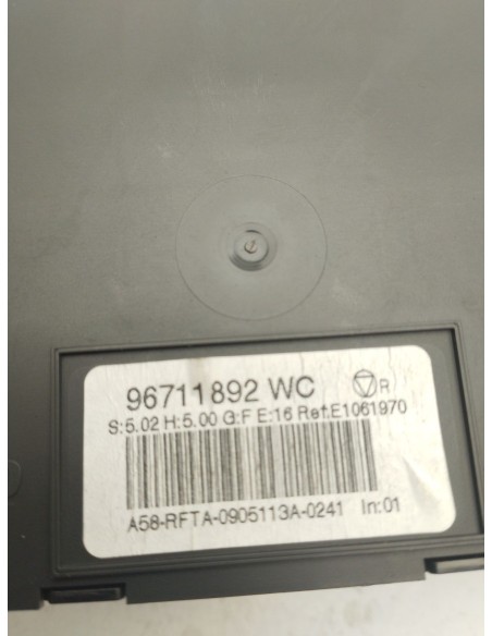 Recambio de mando climatizador para citroën c3 picasso exclusive referencia OEM IAM 96711892WC  