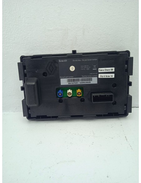 Recambio de pantalla multifuncion para renault scenic iii expression referencia OEM IAM 259153753R  