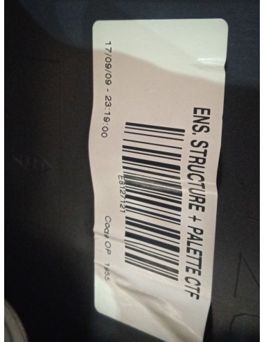 Recambio de consola central para renault scenic iii expression referencia OEM IAM 969102501R  