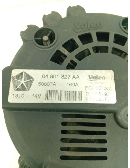 Recambio de alternador para jeep compass limited 4x4 referencia OEM IAM 04801827AA  