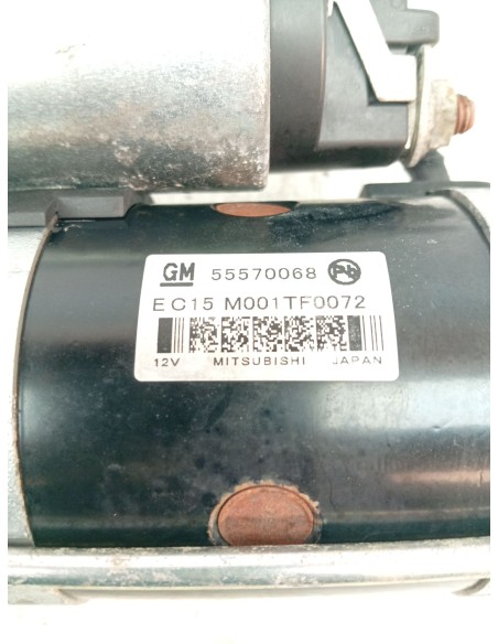 Recambio de motor arranque para opel astra j lim. selective referencia OEM IAM 55570068  