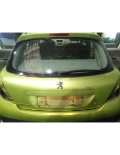 Recambio de porton trasero para peugeot 207 confort referencia OEM IAM 8701W3 COLOR VERDE 