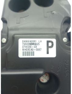 Recambio de mando climatizador para honda civic berlina 5 (fk) 1.8 comfort referencia OEM IAM 79600SMGG5   2