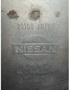 Recambio de tubo escape trasero para nissan qashqai (j10) acenta referencia OEM IAM 20100JD700   2