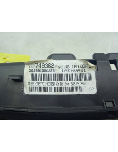Recambio de cuadro instrumentos para peugeot 308 1.6 hdi fap referencia OEM IAM 9674936280  