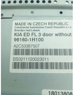 Recambio de sistema audio / radio cd para kia cee´d hatchback (ed) 1.4 cvvt referencia OEM IAM 961601H100   2
